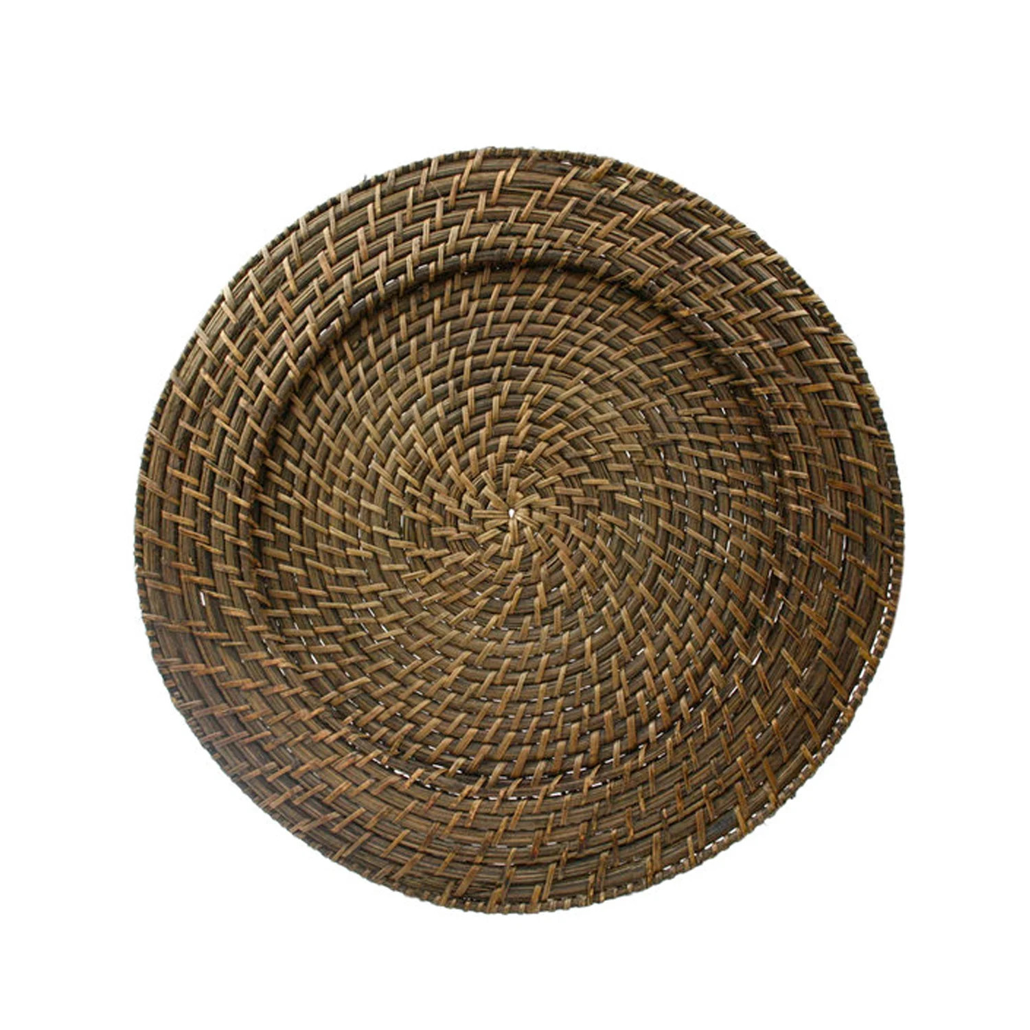 SET OF 4 ROUND RATTAN CHARGER 13"D | Walmart (US)