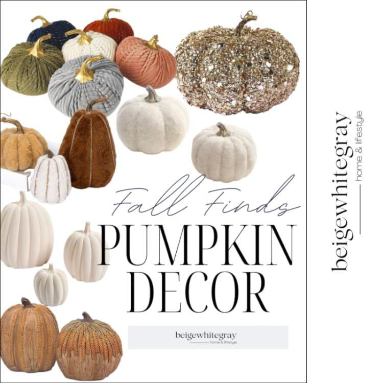 Pumpkin decor! You can still decorate for fall! | Amazon (US)