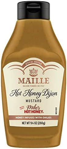 Maille x Mike's Hot Honey Special Edition Savory-Sweet Condiment with a Spicy Kick Hot Honey Dijon M | Amazon (US)