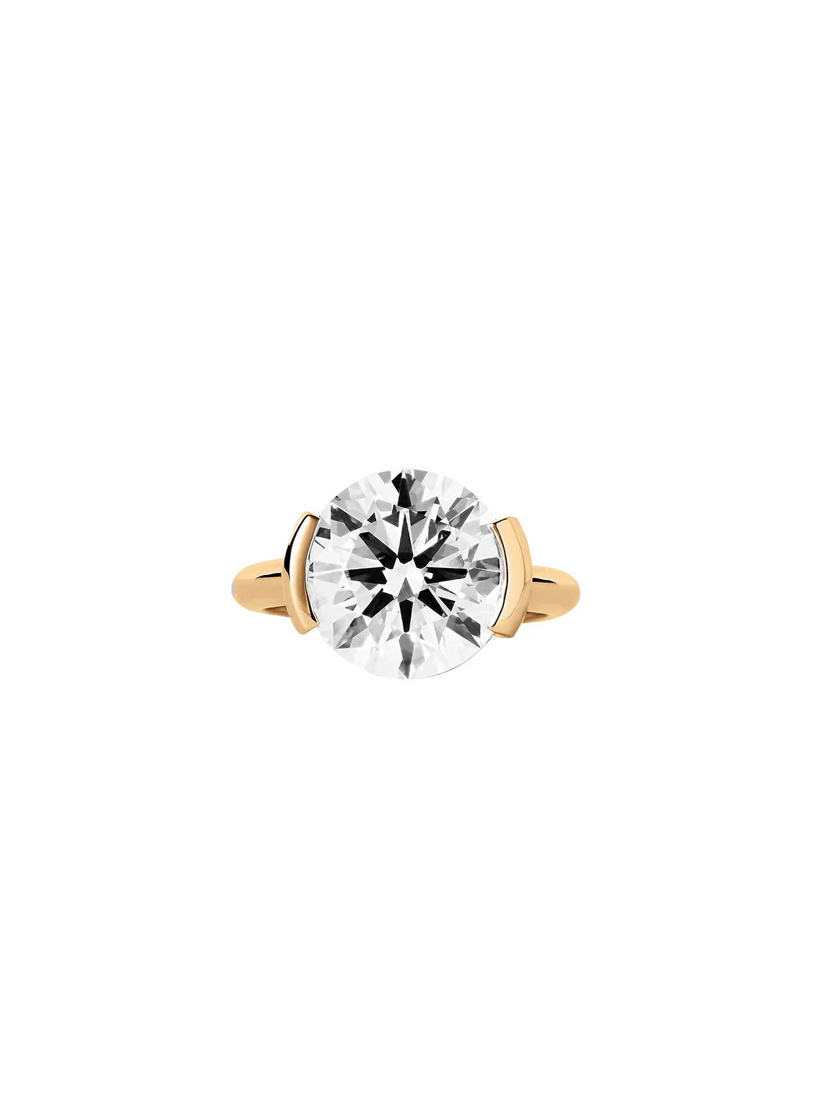 14K INÈS ROUND-CUT RING IN LAB DIAMOND | Dorsey