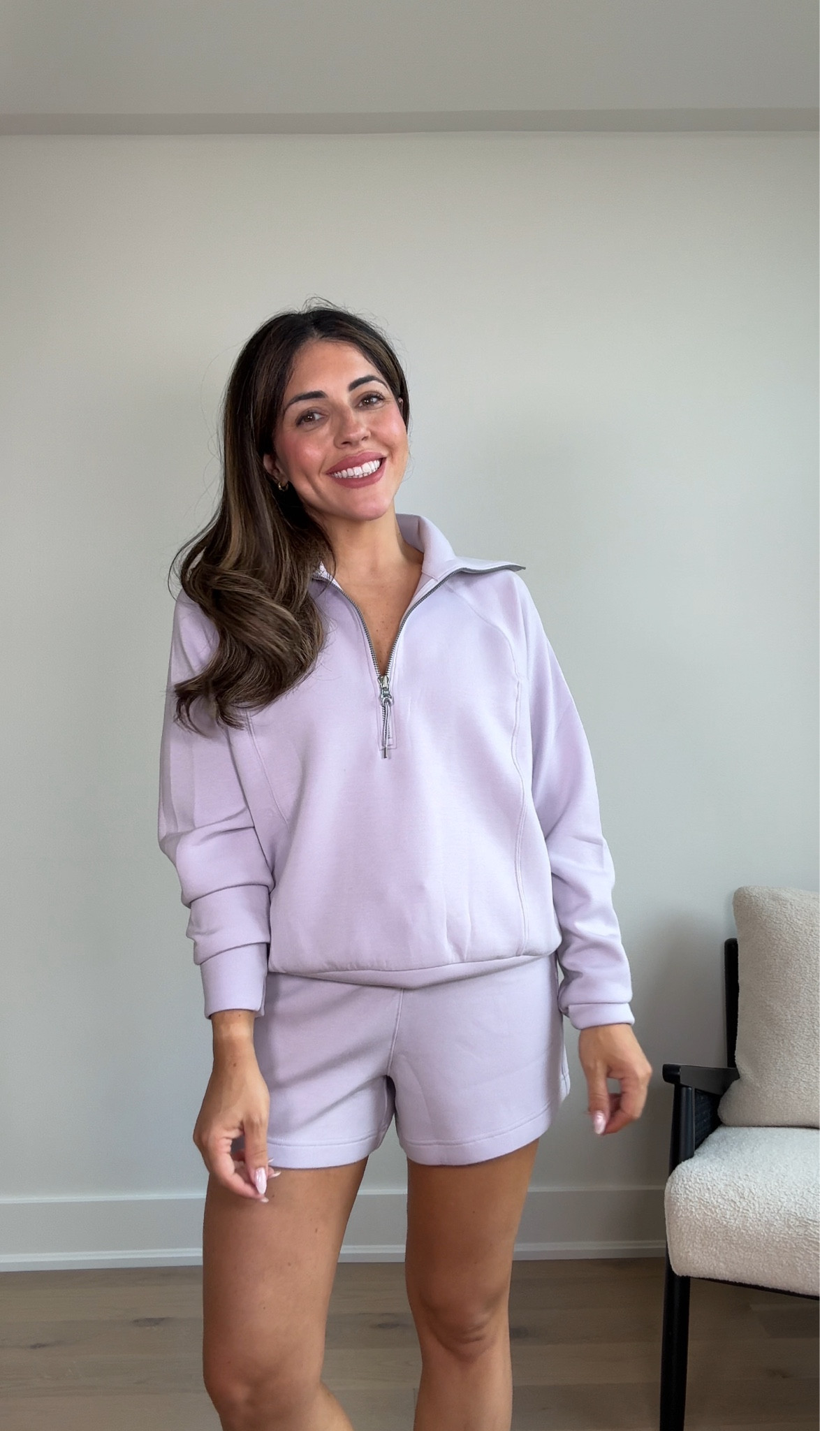 Wearing size small in both sweater and shorts (4”)

Use code GIULIANIXSPANX for 10% off + free shipping 


#LTKstyletip #LTKsummer