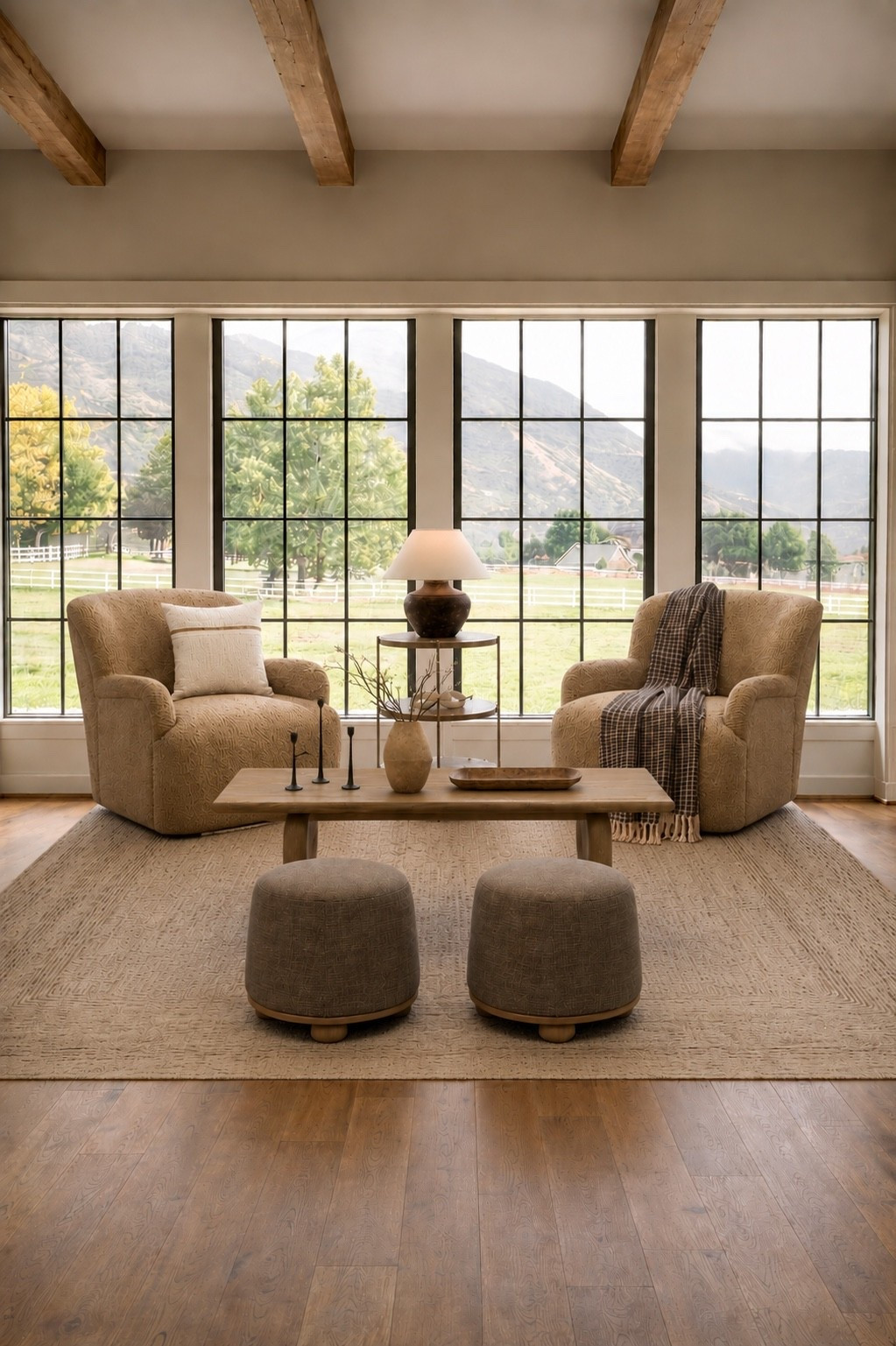 A cozy sitting space with warm neutrals, soft textures, and high quality pieces all from Wayfair!

#LTKHome #LTKSaleAlert