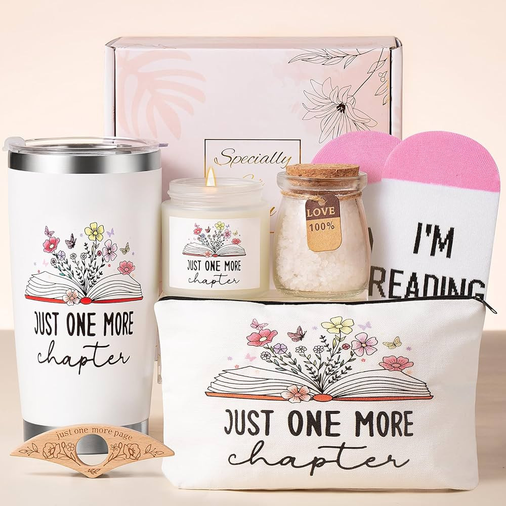 Book Lovers Gifts-Christmas Gifts for Book Lovers Women-6 PCS Bookish Gifts for Readers Book Club... | Amazon (US)
