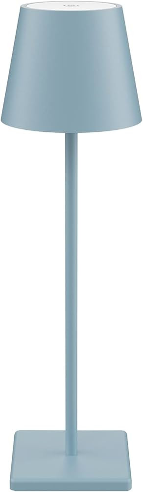 Howskys Blue Cordless Table Lamp,5500mAh Battery Powered Table Lamp,3W Touch Rechargeable Battery... | Amazon (US)