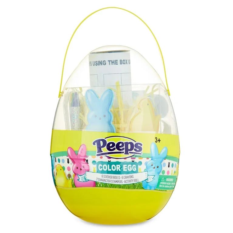 Peeps Deluxe Egg Coloring Set, 16 Pieces, Unisex, for Beginners Ages 3 and up | Walmart (US)