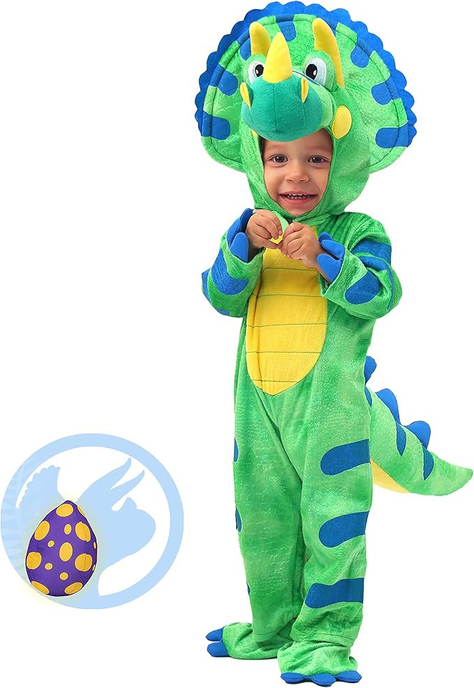 Spooktacular Creations Baby Triceratops Dinosaur Costume Set for Halloween Party | Amazon (US)