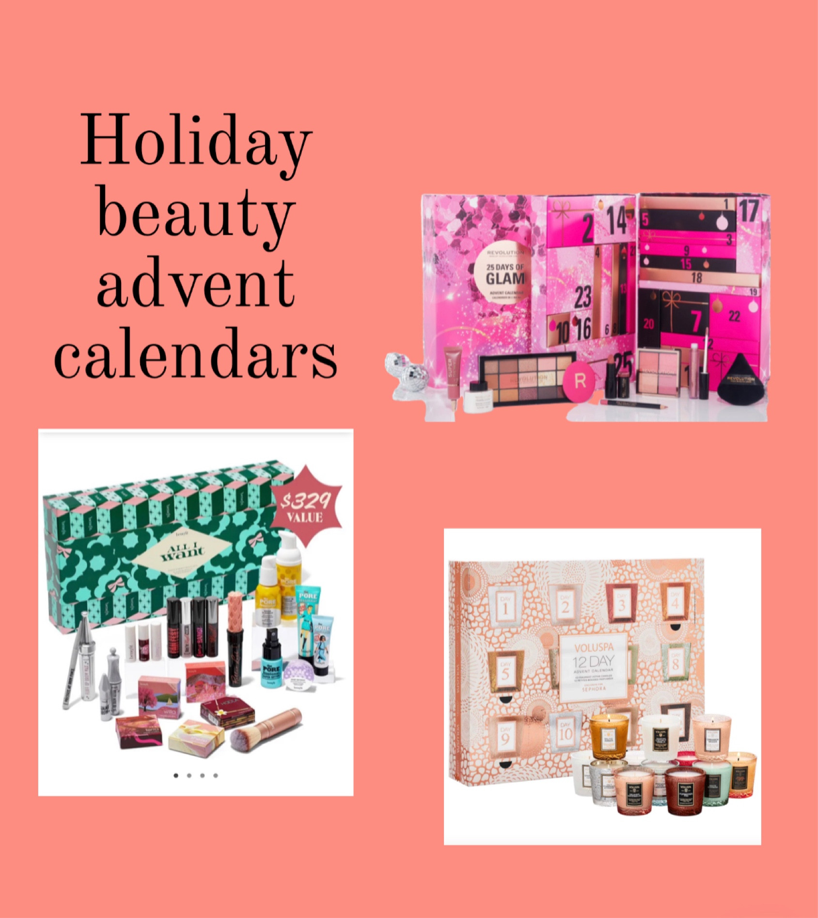 






Advent calendars, beauty advent calendar, makeup, makeup deals, makeup advent calendars, gift sets, gift ideas, Christmas gift sets, Christmas advent calendars 

#LTKSeasonal #LTKFind #LTKbump