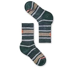 Smartwool Hike Light Cushion Striped Crew (Toddler/Little Big Kid) | Amazon (US)