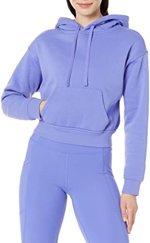Amazon Essentials Women's Crop Pullover Hoodie Sweatshirt with Kangaroo Pocket (Available in Plus... | Amazon (US)