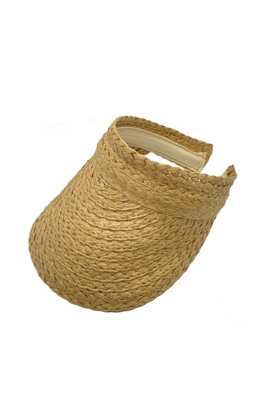 Raffia Visor - Natural | Shop BURU