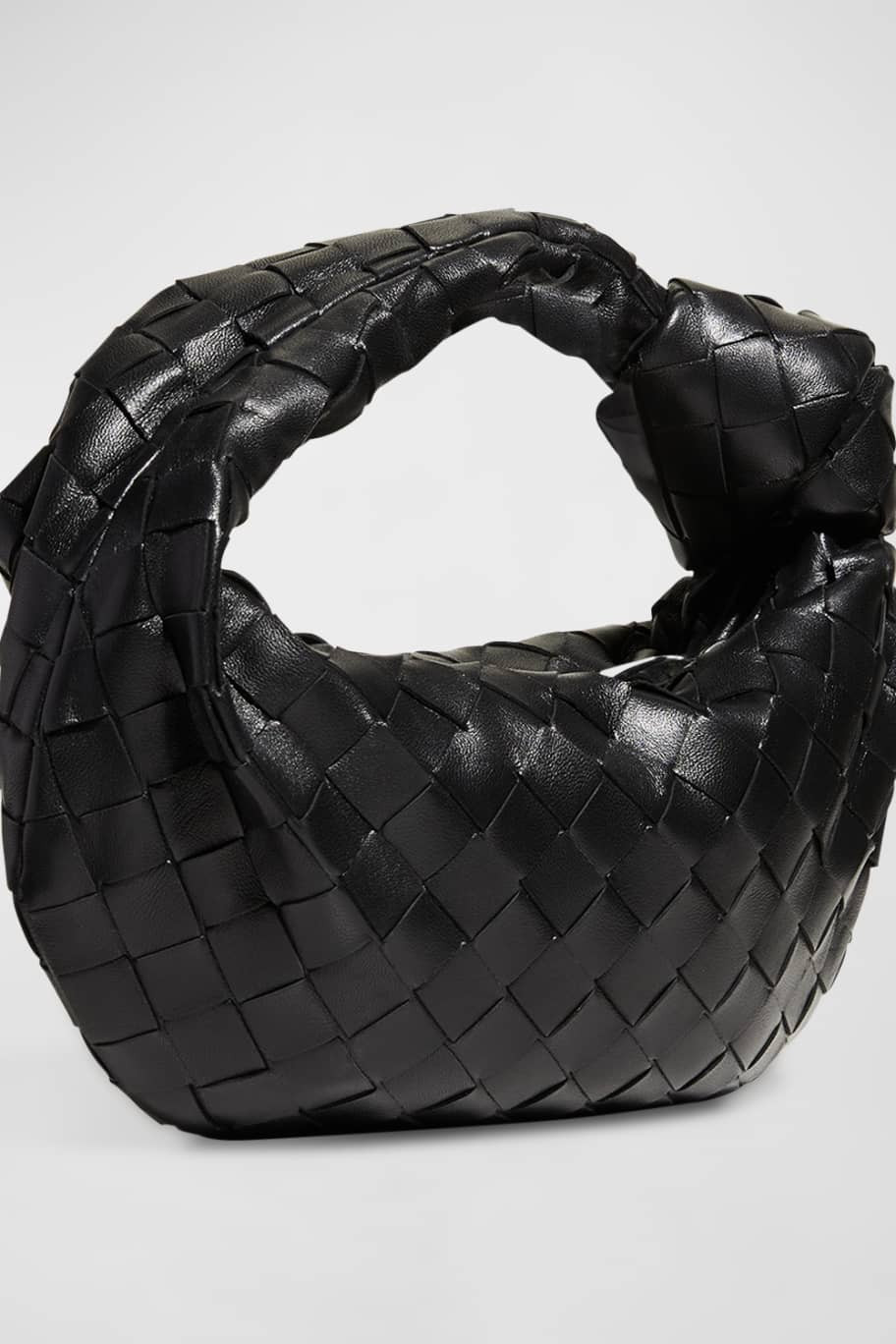 Bottega Veneta Jodie Mini Intrecciato Knot Hobo Bag | Neiman Marcus