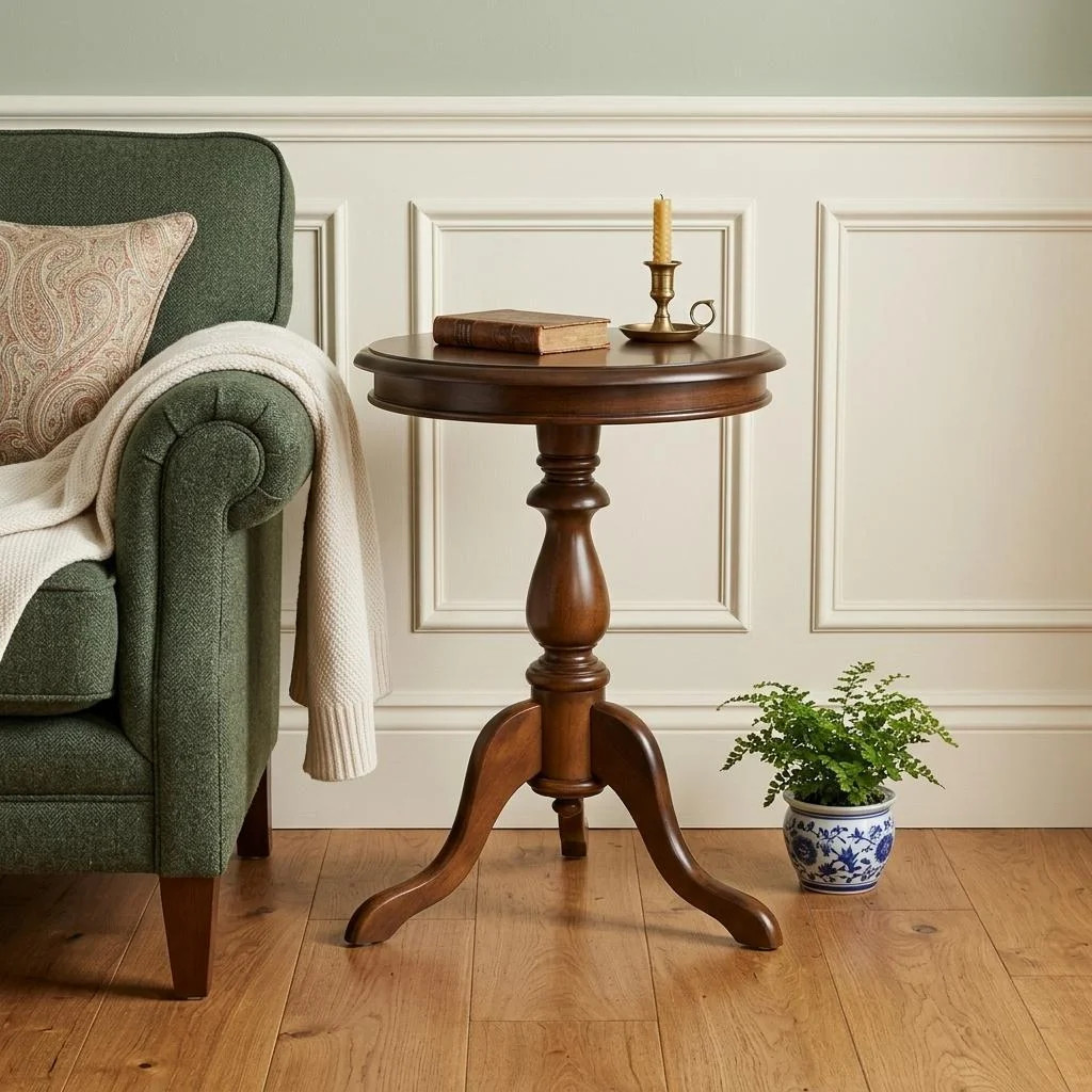 HomeRoots 25" Dark Brown Manufactured Wood Round End Table - Wayfair Canada | Wayfair North America