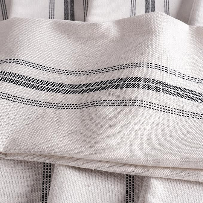 KAF Home Classic Farmhouse Stripe Kitchen Towels, Pure Cotton Dish Towels, Towel Dish Cloths for ... | Amazon (US)