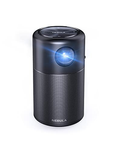Anker NEBULA Capsule, Smart Wi-Fi Mini Projector, 100 ANSI Lumen Portable Projector, 360° Speake... | Amazon (US)