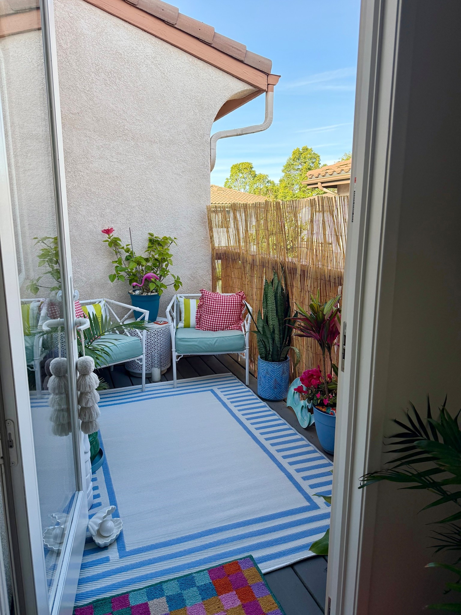 Reversible outdoor rug $20 & some other new cute outdoor Walmart finds 

#LTKSeasonal #LTKHome