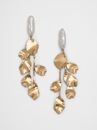 Pearl Metal Earrings | Banana Republic Factory