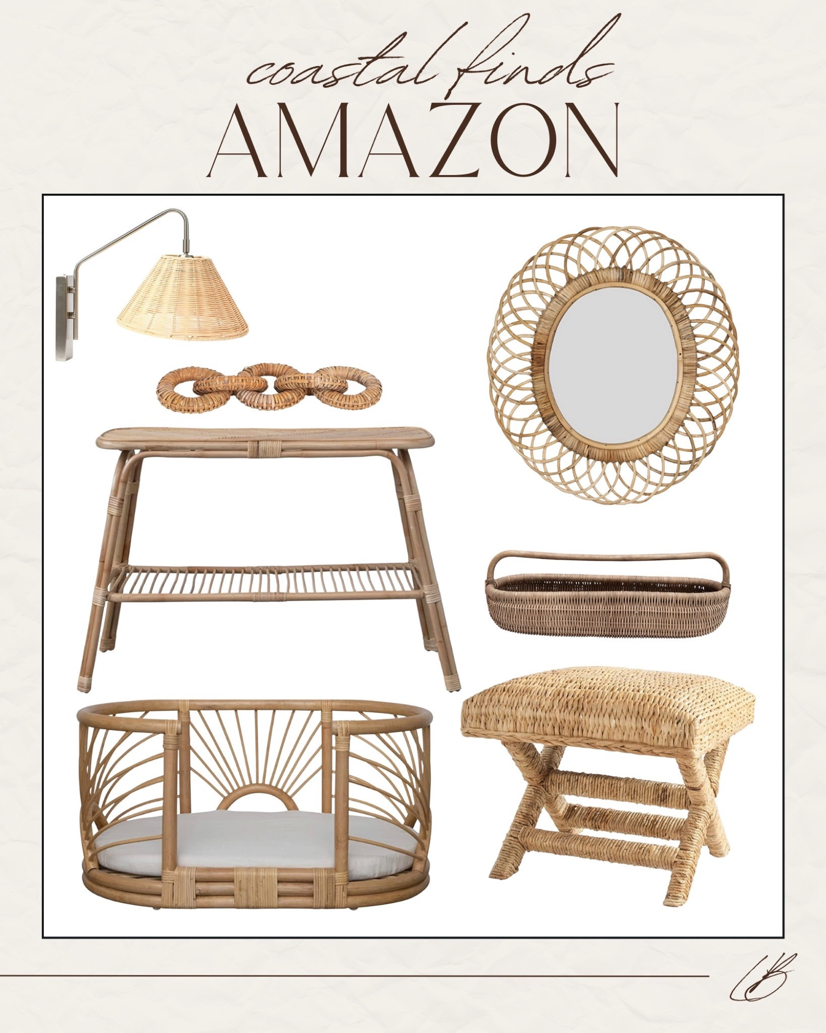 Coastal rattan home finds from Amazon! #founditonamazon 

Lee Anne Benjamin 🤍

#LTKunder100 #LTKhome #LTKstyletip