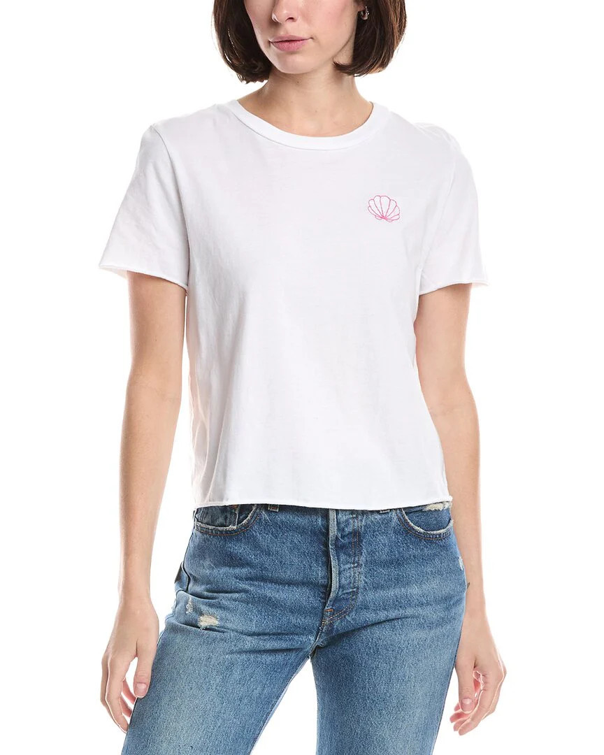 Michael Stars Shell Embroidery T-Shirt | Shop Simon