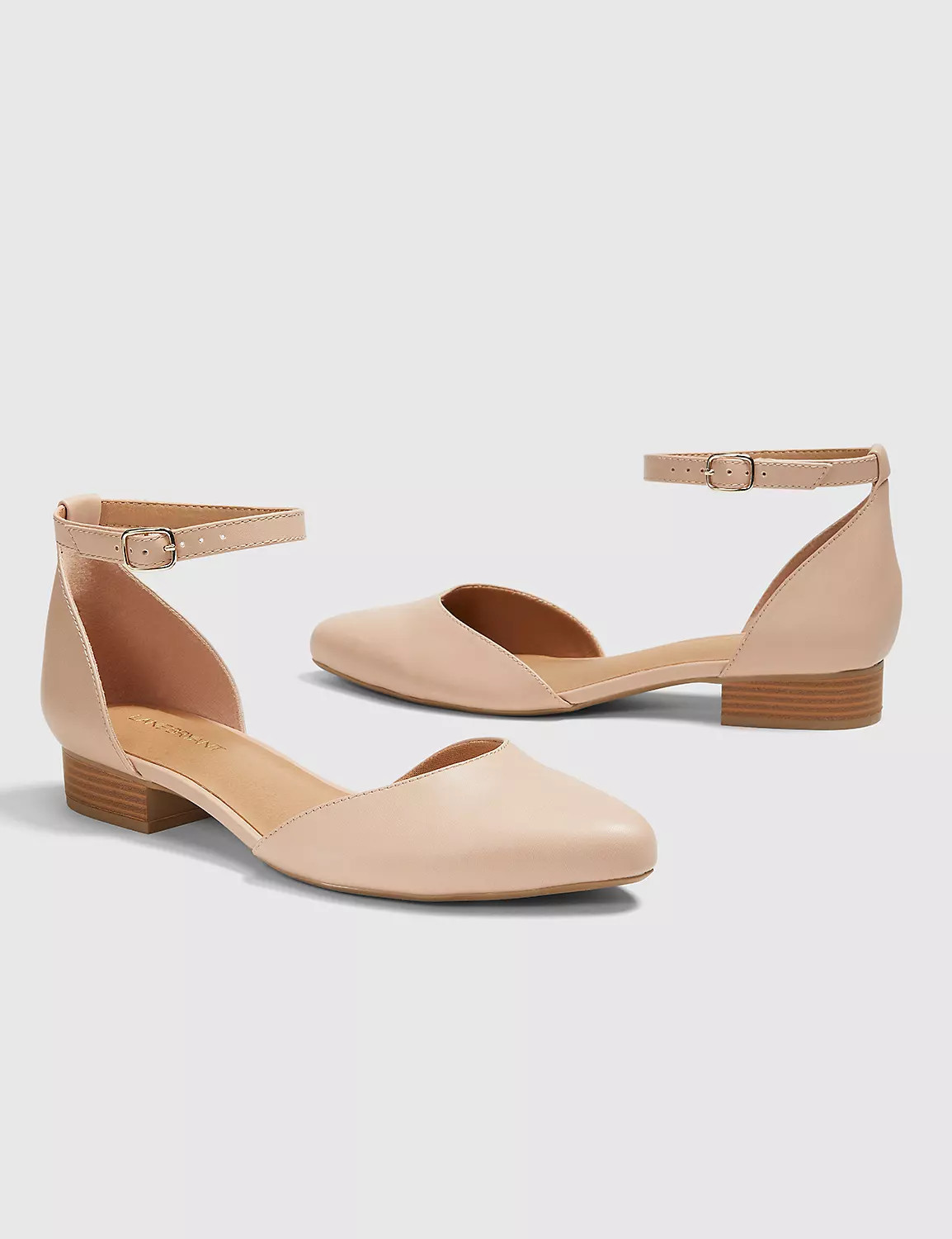 Dream Cloud Two-Piece Ankle Strap Flat | Lane Bryant (US)