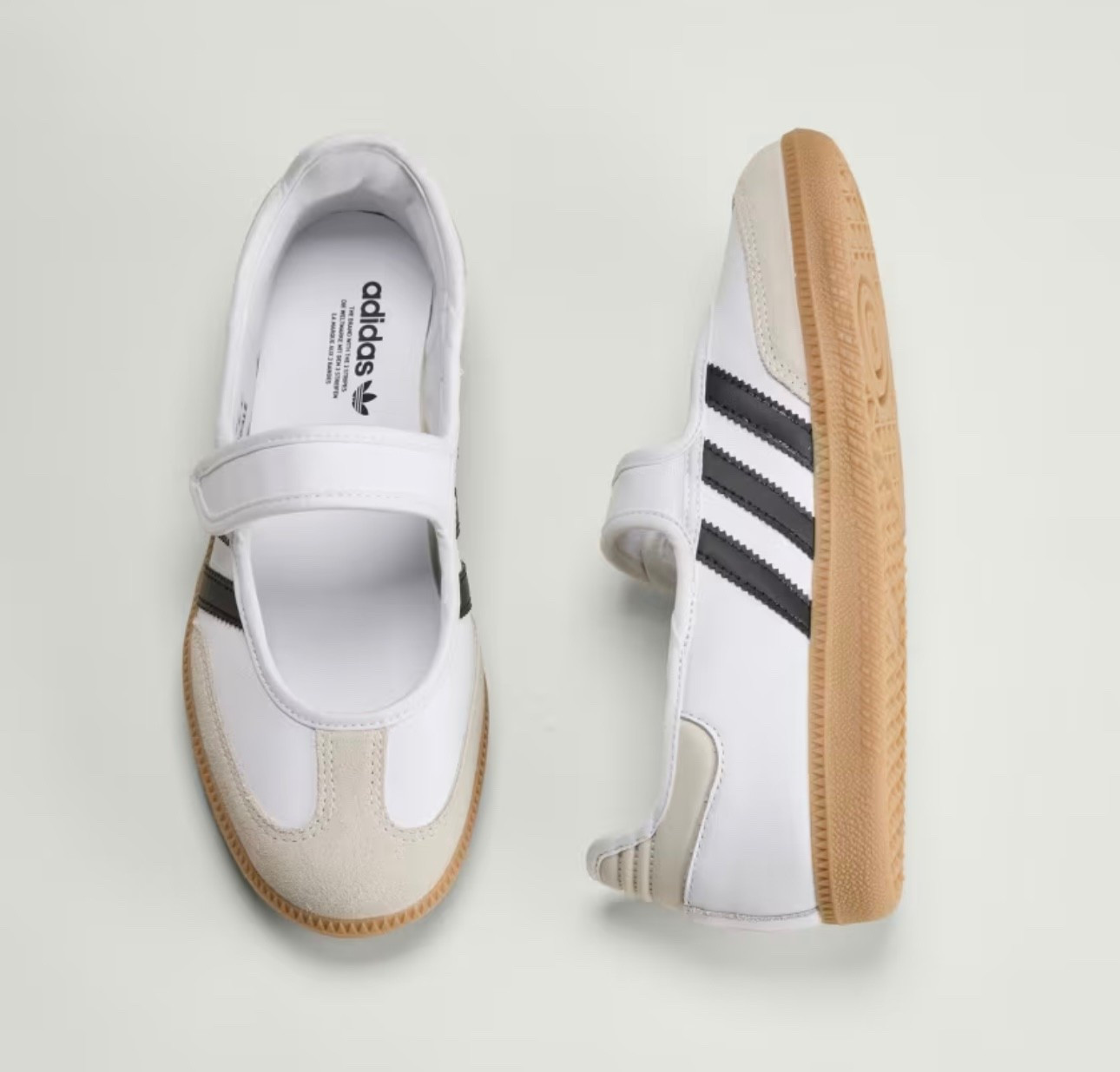 This year, the Mary Jane sneaker is having a major fashion moment. With its clean white leather, iconic stripes, and retro gum sole, it blends sporty heritage with soft femininity — effortlessly cool, endlessly wearable.

A nostalgic silhouette reimagined for modern street style.

But the real question is: do we like them? 🫢

#LTKspring #LTKshoes #LTKFashionMonth
