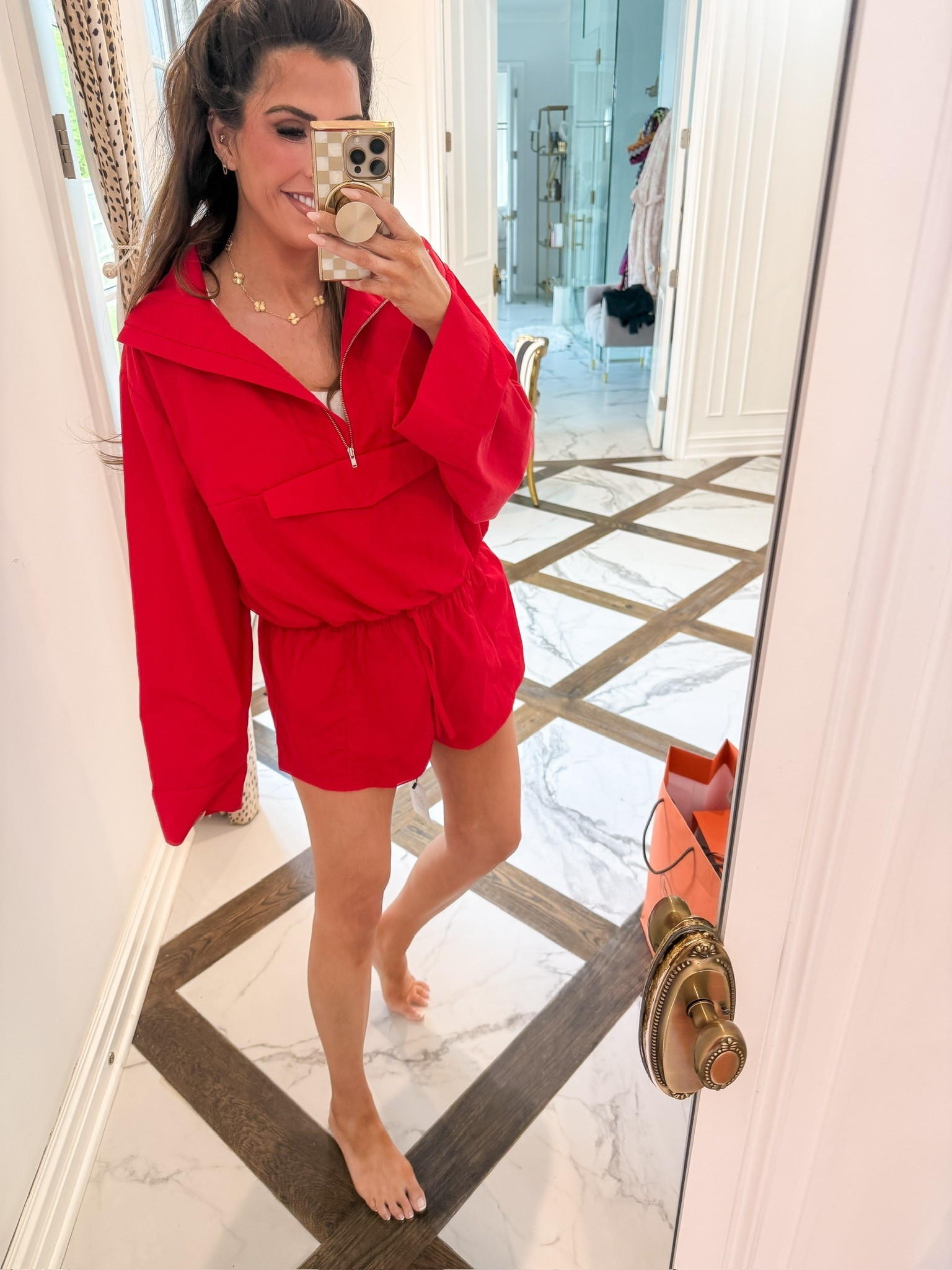 Another great summer set for any occasion! I’m wearing a small in the jacket and medium in the shorts! Shorts are too big! 

Revolve fashion, Revolve finds, Matching sets, Athletic wear, Red set, Gemme Beauty, Emily Gemma

#LTKSeasonal #LTKTravel #LTKActive