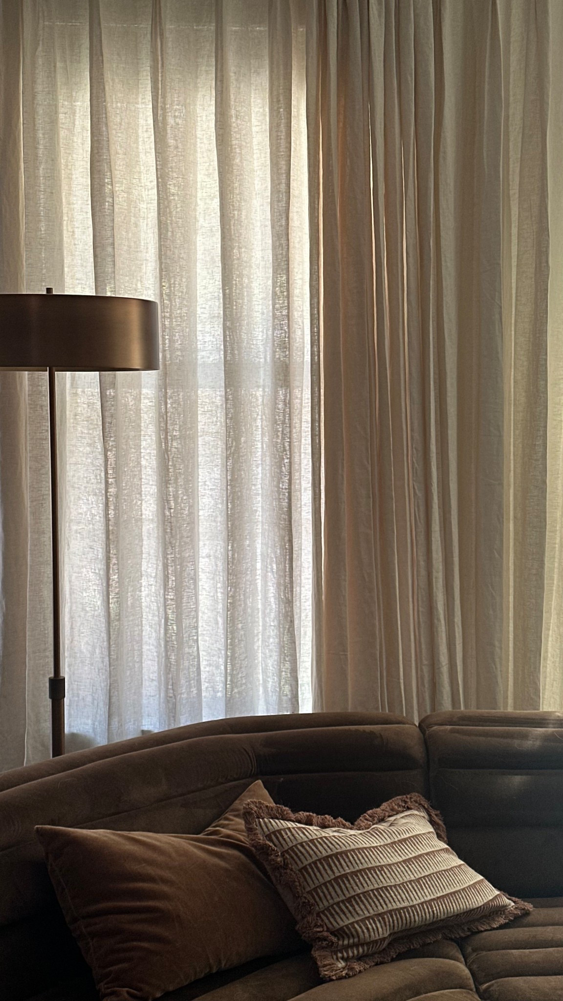 living room curtains: triple pleat, natural, unlined

#LTKHome