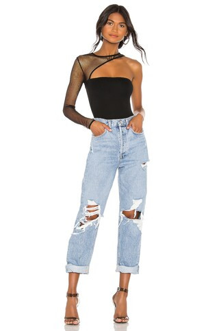 Jeffrey Bodysuit in Black | Revolve Clothing (Global)