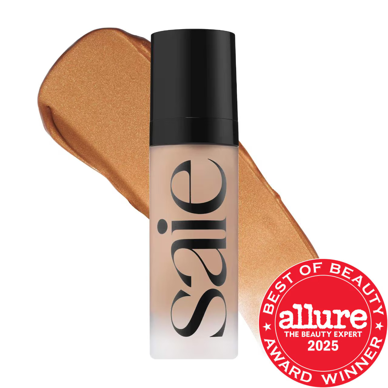 Saie Mini Glowy Super Gel Lightweight Dewy Multipurpose Illuminator Sunglow 0.5 oz / 15 mL | Sephora (US)