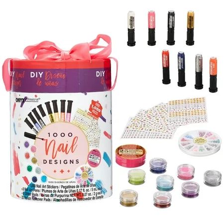 Onyx 1000 Nail Designs Nail Art Gift Set | Walmart (US)