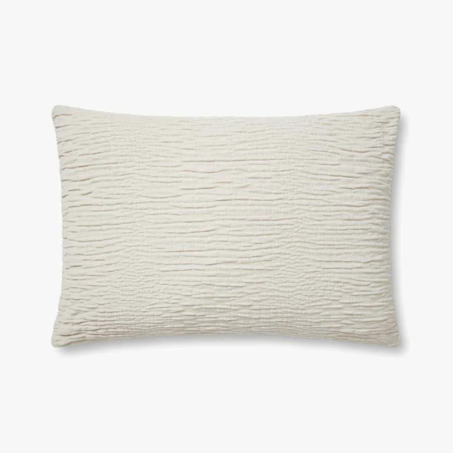 16x26 Down Pillow Silver | Eco Chic Home
