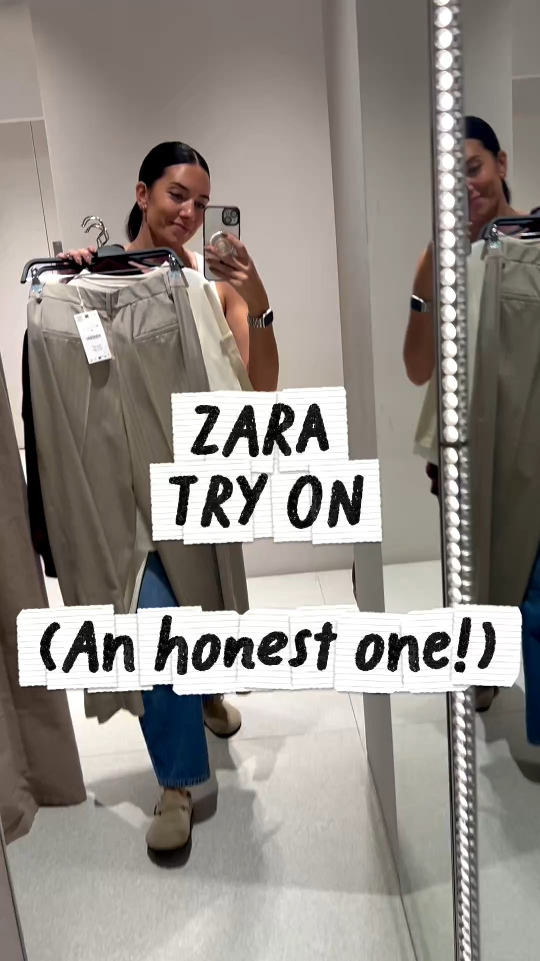 Come shopping with me in Zara to try on some new in pieces! 
 Comment SHOP to get the links sent straight to your DMs ✨🧡 
I wish the sizing was more consistent to say the least 🙄😅🤷🏻‍♀️

@zara #zara #zaratryon #personalstylist #styleover30 #onthehangervsonme