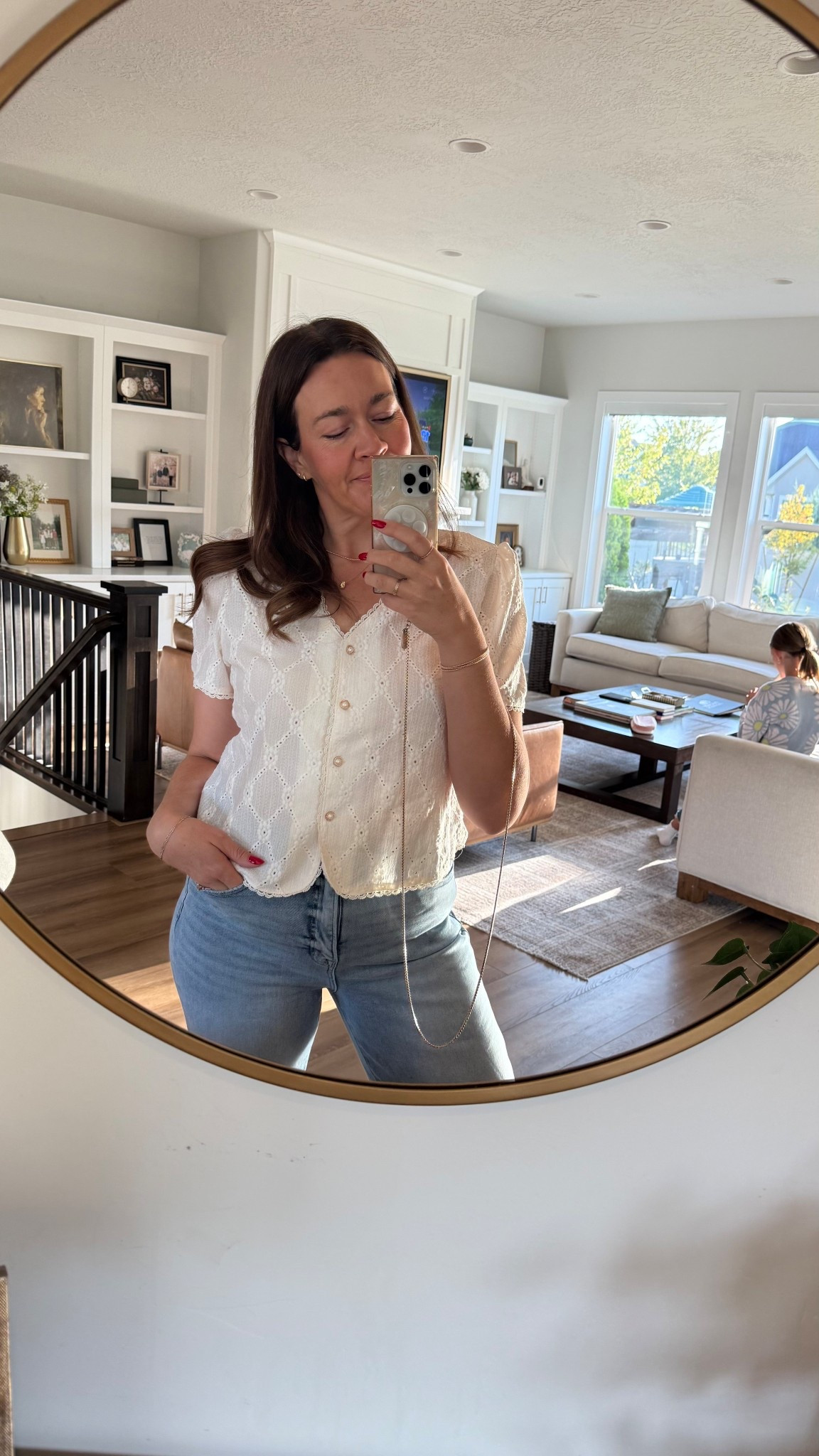 Pretty embroidered blousee

#LTKStyleTip #LTKOver40 #LTKMidsize