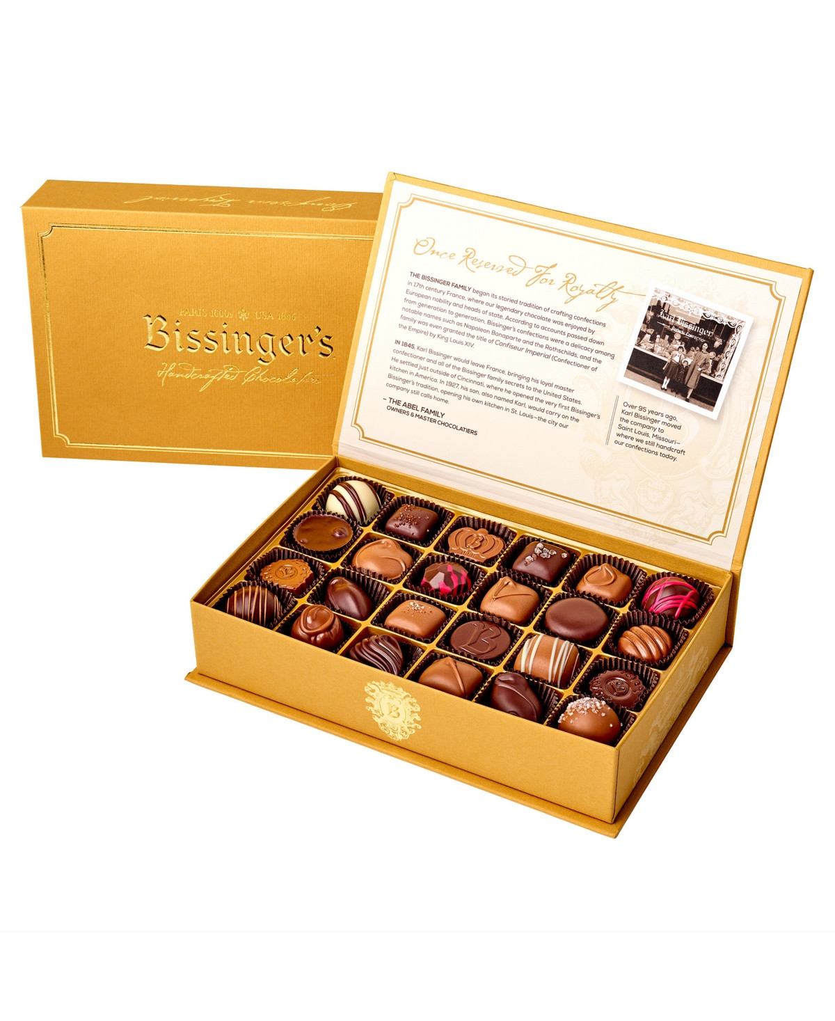 Karl Bissinger Assorted Chocolate Collection Gift Box, 25 Pieces | Macy's