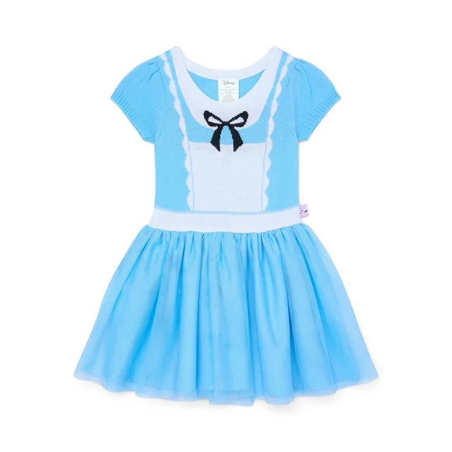 Disney Alice in Wonderland Toddler Girl Cosplay Dress, Sizes 12M-5T | Walmart (US)