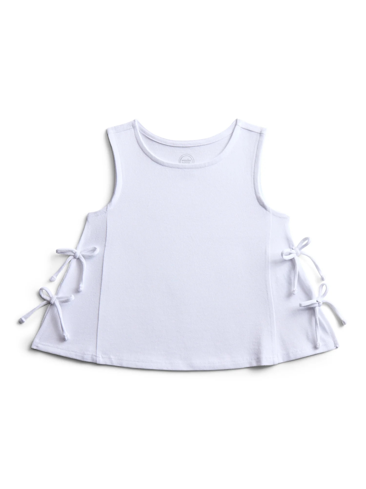 Wonder Nation Girls Fashion Bow Tank Top, Sizes 4-18 & Plus | Walmart (US)