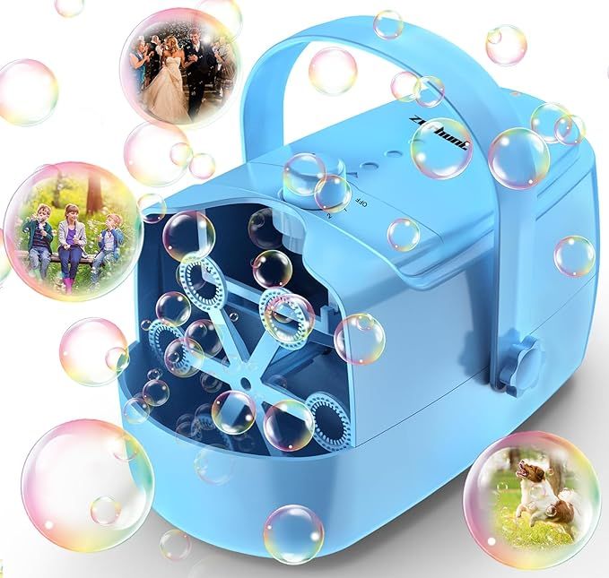 Bubble Machine Durable Automatic Bubble Blower, 18000+ Big Bubbles Per Minute Bubbles for Kids To... | Amazon (US)
