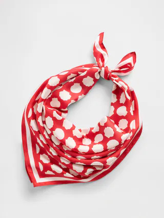100% Silk Oversized Bandana | Gap (US)
