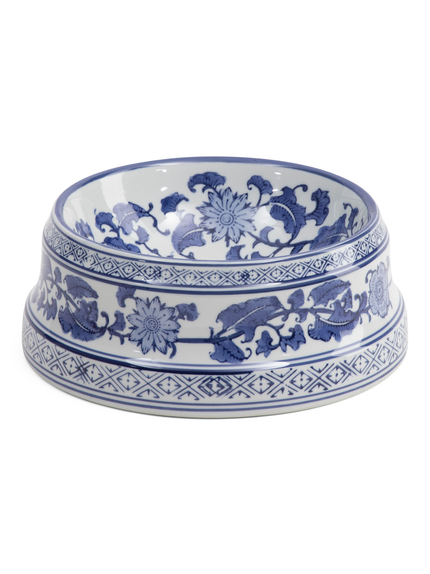 Oversized Chinoiserie Pet Bowl | TJ Maxx