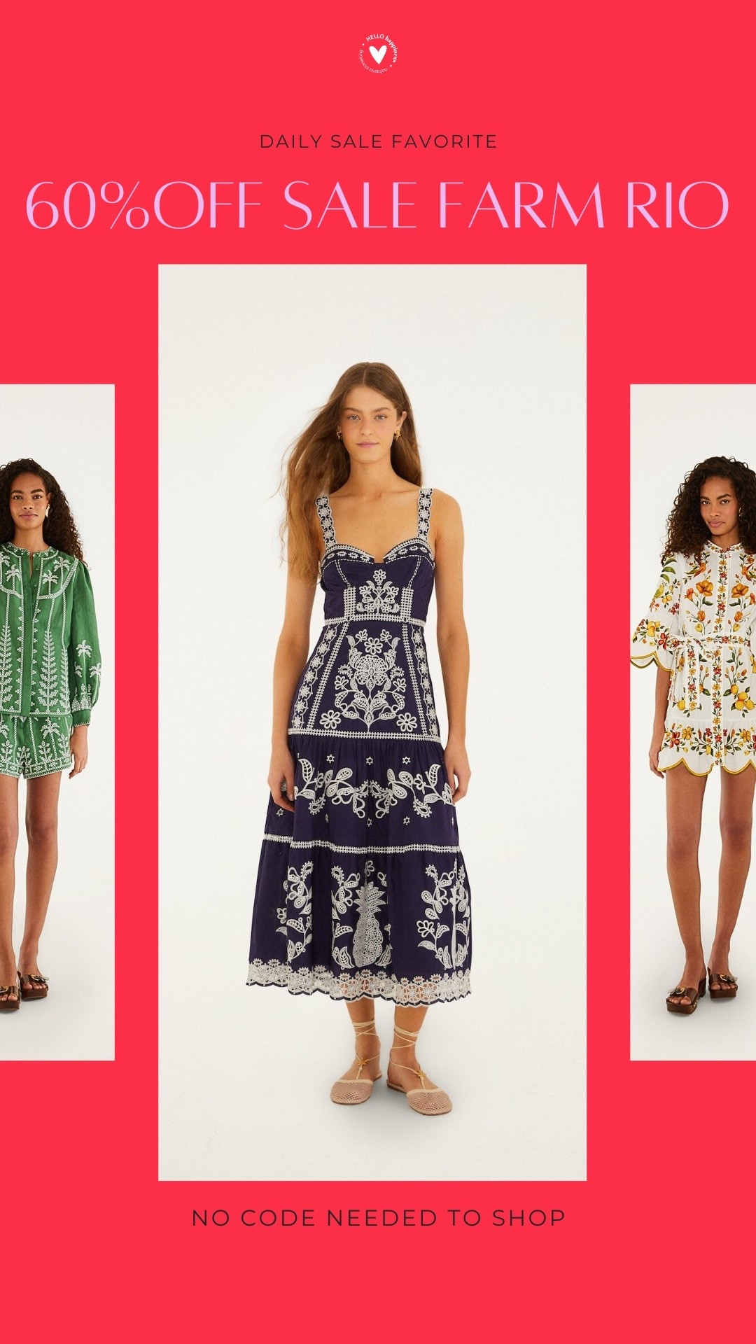 FARM Rio for up to 60% OFF?! Adding to cart immediately 😍🌸 So many gorgeous statement pieces marked way down and no code needed! Linking the best sale finds before they’re gone ✨

#LTKootd #LTKSeasonal #LTKSaleAlert