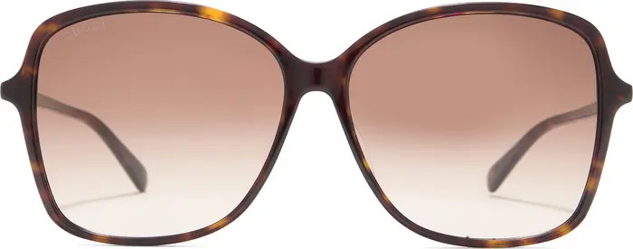 Gucci 60mm Square Sunglasses | Nordstromrack | Nordstrom Rack
