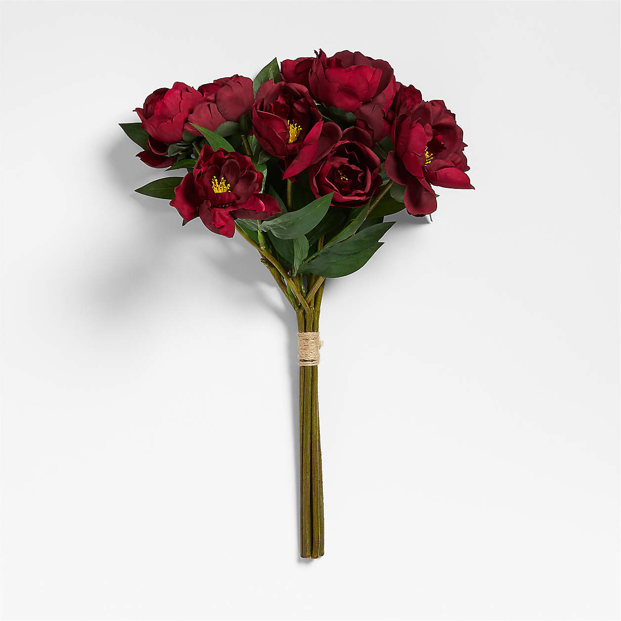 Faux Deep Red Peony Bundle by Abigail Ahern + Reviews | Crate & Barrel | Crate & Barrel