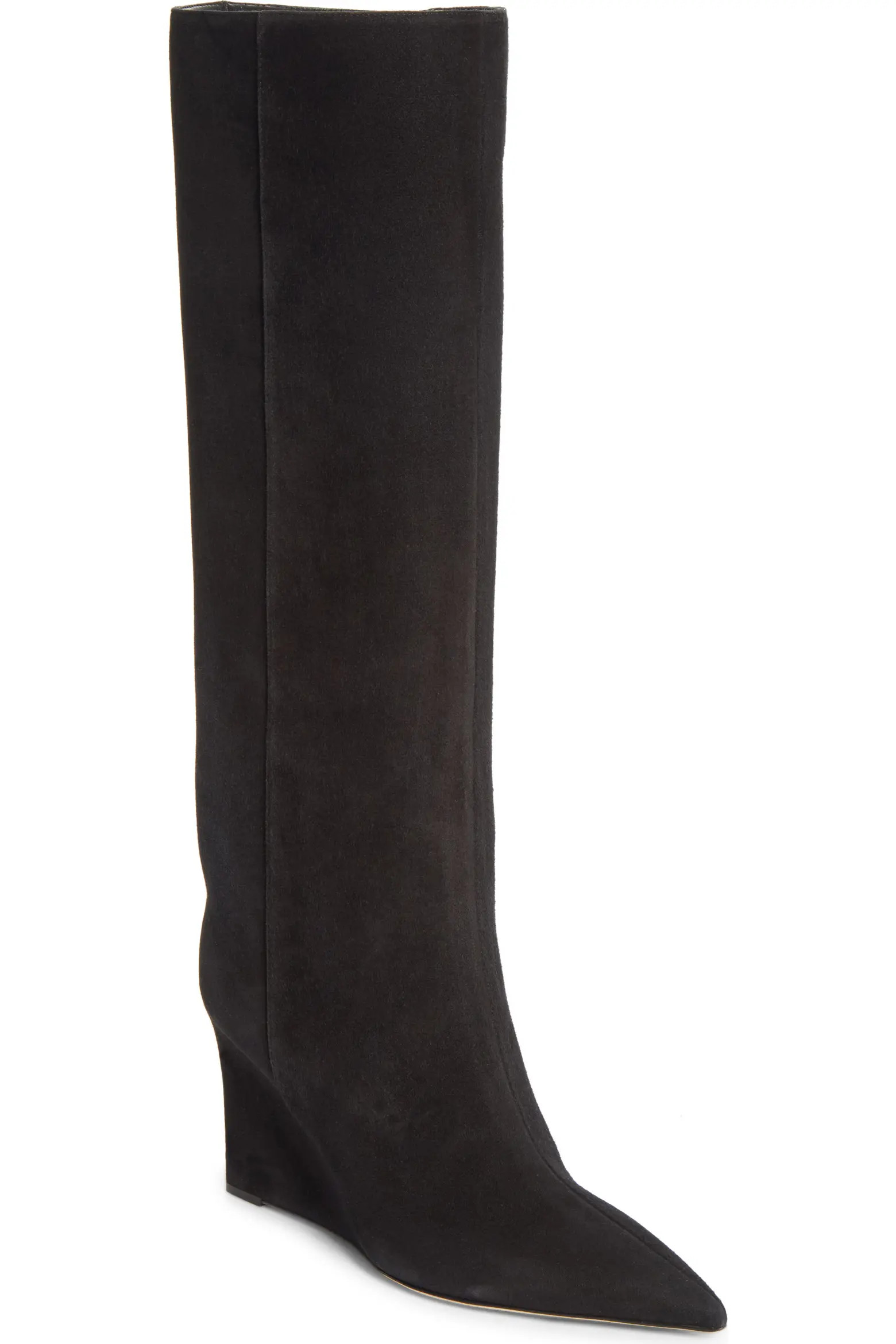 Jimmy Choo Blake Pointed Toe Knee High Wedge Boot (Women) | Nordstrom | Nordstrom