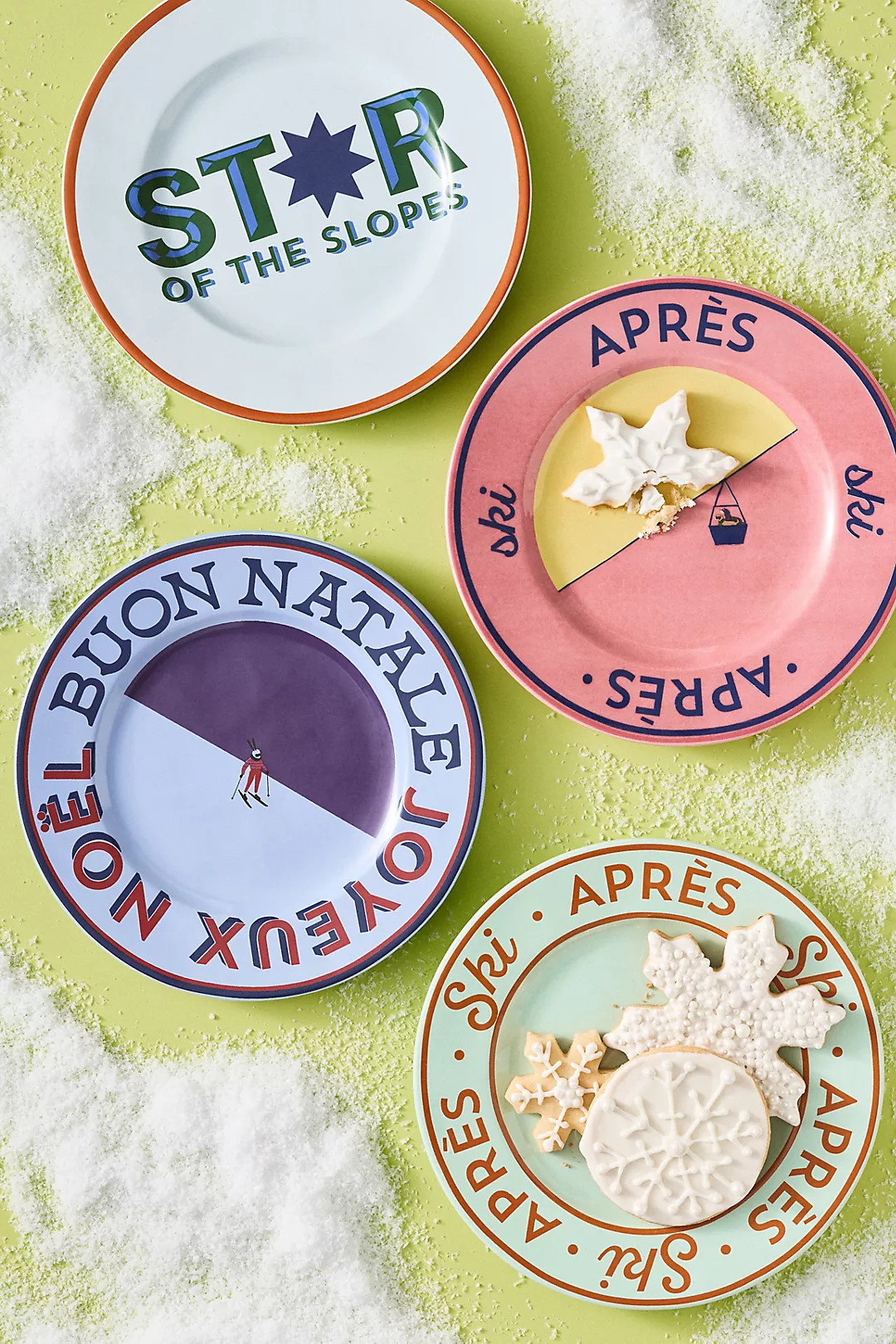 Après Ski Stoneware Dessert Plate | Anthropologie (US)