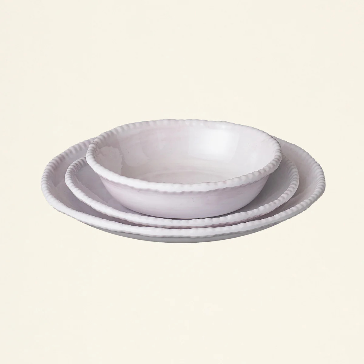 Beaded Melamine Dinnerware | Kate Marker Home