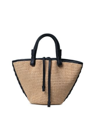 Callista Mini Cassia Bag Black Leather & Straw | Bloomingdale's Handbags | Bloomingdale's (US)