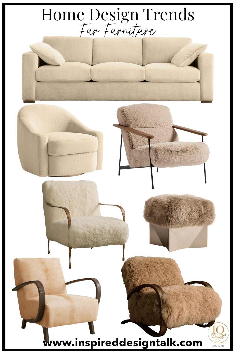 Home Design Trend: Fur Furniture 🤍

Fur and shearling furniture are everywhere right now—from cozy accent chairs to plush sofas and ottomans. While I love the warmth and texture these pieces bring to a room, I'd personally use this trend in smaller doses with an accent chair, ottoman, or throw instead of committing to a full sofa. Here are some of my favorite fur-inspired furniture finds that create that cozy designer look. ✨

#LTKHome #InteriorDesign #HomeDecor #DesignerPicks #CozyHome 

 #LTKSeasonal #LTKOver40 #LTKHome