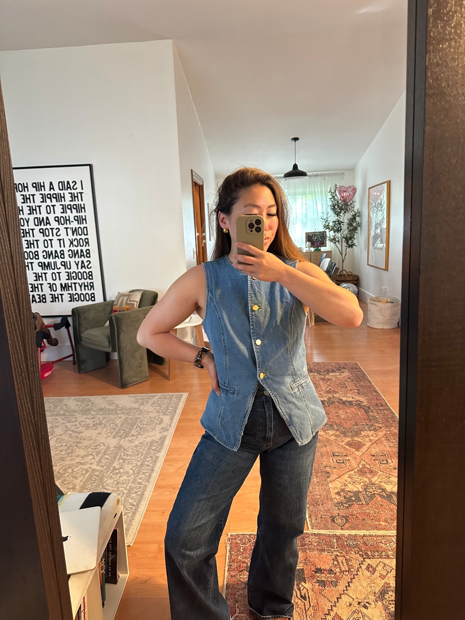 Loving this denim vest length and fit affordable Amazon summer looks motherhood mom style

#LTKFindsUnder50 #LTKWorkwear #LTKMidsize