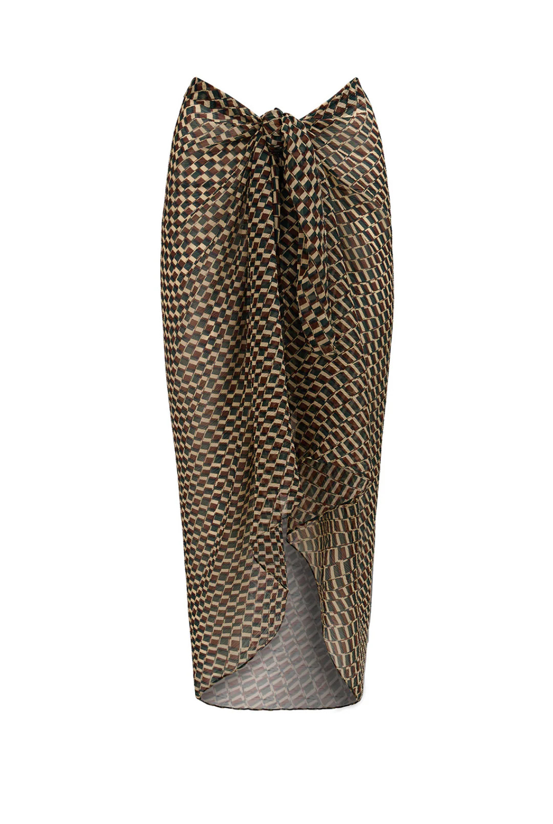 Santorini Sarong - Ivy Geo Print | Away That Day