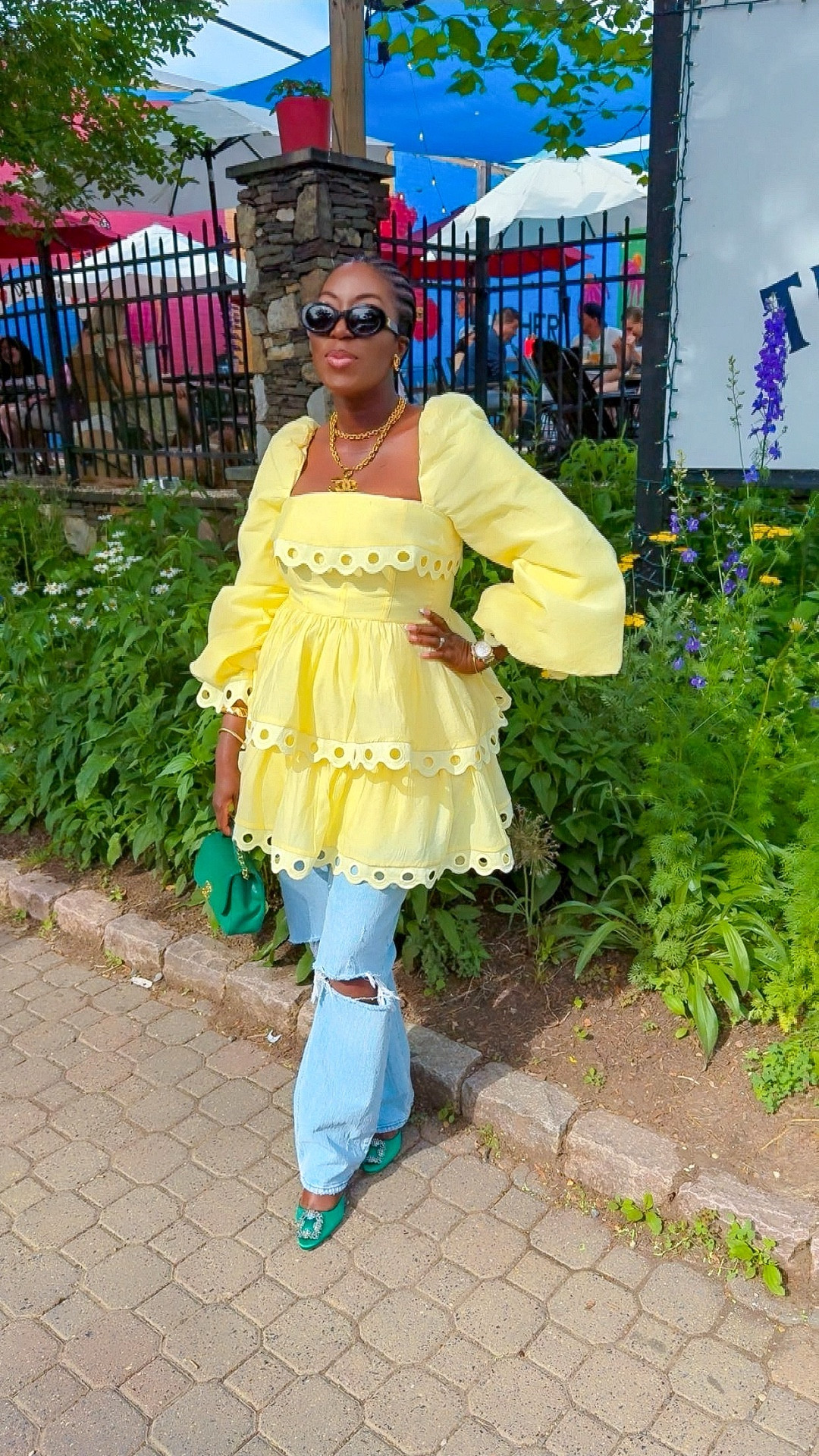 “Don’t pack away your summer dresses just yet. This yellow tiered mini is fall-ready with jeans, boots or other shoe styles and a cozy layer. This is how I stretch summer into fall. Transitional fashion never looked so bright 🍂💛 #FallStyleHack

#LTKStyleTip #LTKSeasonal #LTKShoeCrush