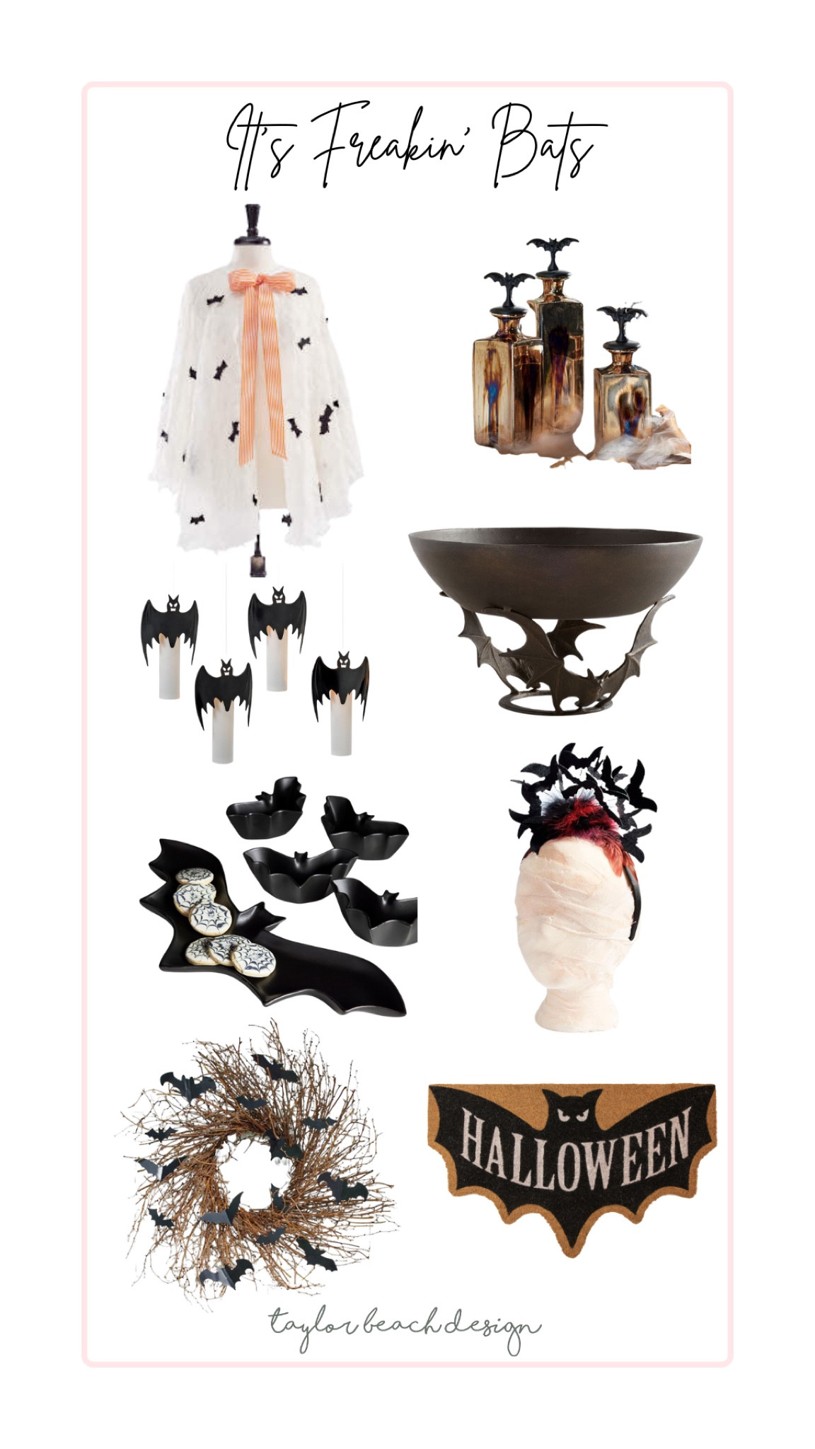 It's Freakin' Bats | I Love Halloween | Bat | Bats | Halloween Decor | Halloween Party | Halloween Decorations | Halloween Doormat | Halloween Costume | Front Door | Kitchen Decor | Bat Cart | Barware | Hanging Lights | Servingware | Halloween Hosting | Candy Bowl | Statement Headband | Halloween Cape | Halloween Candles



#LTKSeasonal #LTKsalealert #LTKHalloween